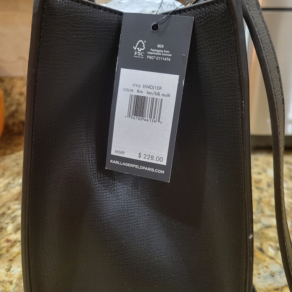Karl Lagerfeld Paris Tote NWT - Picture 4 of 6